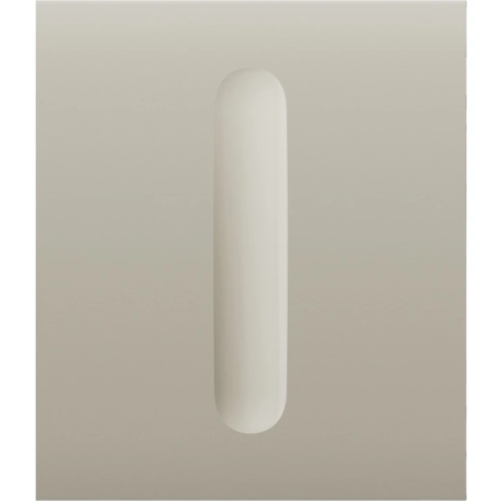 Кнопка для димерного вимикача Ajax CenterButton (Dimmer) vertical, центральна, Слонова кістка