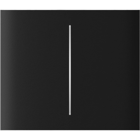 Кнопка центральная для двухклавишного выключателя Ajax CenterButton (2-gang) vertical Black