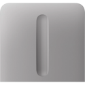 Бічна кнопка для димерного вимикача Ajax SideButton (Dimmer) vertical Fog