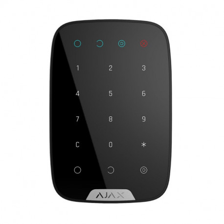 Бездротова сенсорна клавіатура Ajax KeyPad Чорна