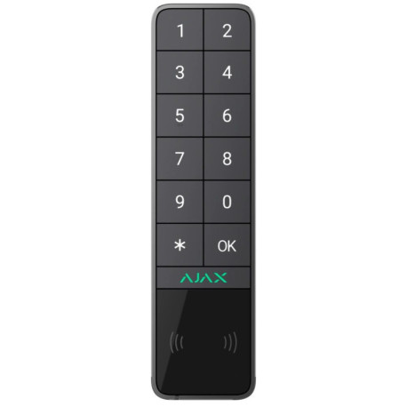 Бездротова клавіатура Ajax Keypad Outdoor чорна