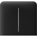 Кнопка Ajax SideButton (2-gang) vertical, бічна, двоклавішна, Чорна
