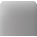Кнопка Ajax SideButton (1-gang) vertical, бічна, одноклавішна, Димна