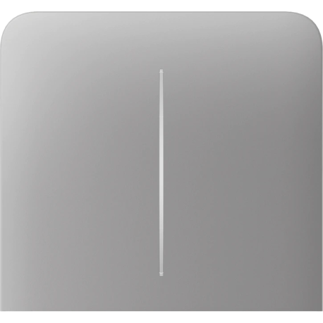 Кнопка Ajax SideButton (2-gang) vertical, бічна, двоклавішна, Димчата