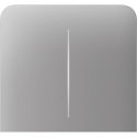 Кнопка Ajax SideButton (2-gang) vertical, бічна, двоклавішна, Димчата