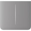 Кнопка Ajax SideButton (2-gang) vertical, бічна, двоклавішна, Димчата