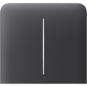 Кнопка Ajax SideButton (2-gang) vertical, бічна, двоклавішна, Графіт