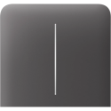 Кнопка Ajax SideButton (2-gang) vertical, бічна, двоклавішна, Сіра