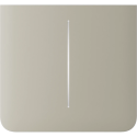 Кнопка Ajax SideButton (2-gang) vertical, бічна, двоклавішна, Слонова кістка