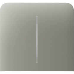 Кнопка Ajax SideButton (2-gang) vertical, бічна, двоклавішна, Оливкова