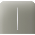 Кнопка Ajax SideButton (2-gang) vertical, бічна, двоклавішна, Оливкова
