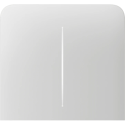 Кнопка Ajax SideButton (2-gang) vertical, бічна, двоклавішна, Біла