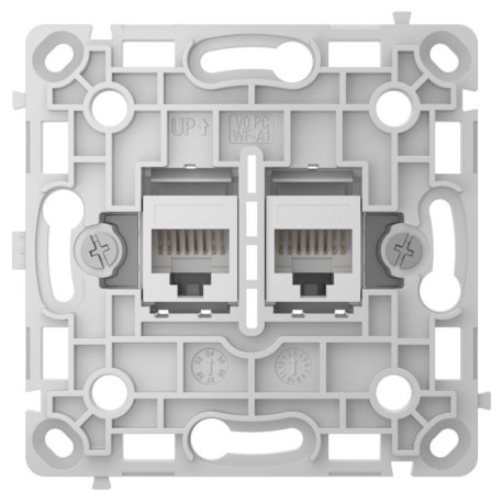 Розетка мережева Ajax OutletCore (LAN) vertical, Біла