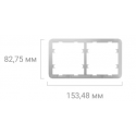 Рамка для двох вимикачів Ajax Frame (2 seats)