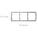 Рамка для трьох вимикачів Ajax Frame (3 seats)