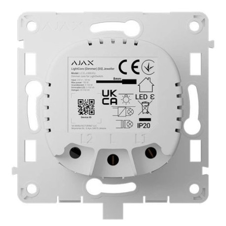 Реле вимикача світла Ajax LightCore (Dimmer), димерний