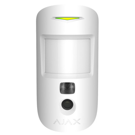 Бездротовий датчик руху Ajax MotionCam (HDR) Білий