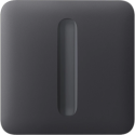 Кнопка для димерного вимикача Ajax SoloButton (Dimmer) Графіт