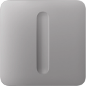 Кнопка для димерного вимикача Ajax SoloButton (Dimmer) Димчаста