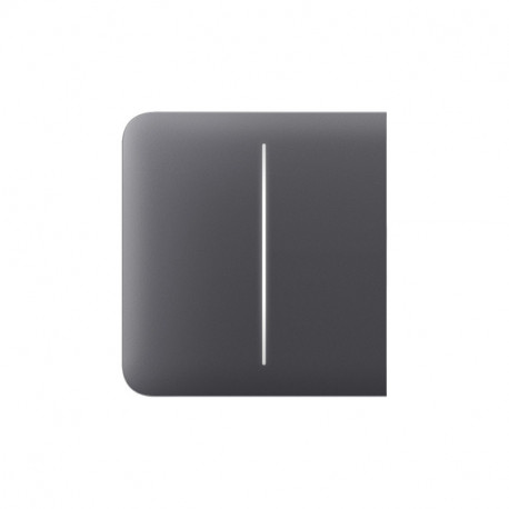 Бічна кнопка для  двоклавішного вимикача Ajax Graphite SideButton (2-gang) Графіт