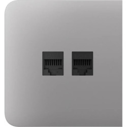 Фронтальна панель Ajax SideCover (LAN), бічна, Димчата