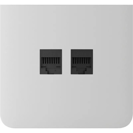 Фронтальна панель Ajax SideCover (LAN) vertical, бічна, Біла
