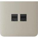 Фронтальна панель Ajax SideCover (LAN) vertical, бічна, Слонова кістка
