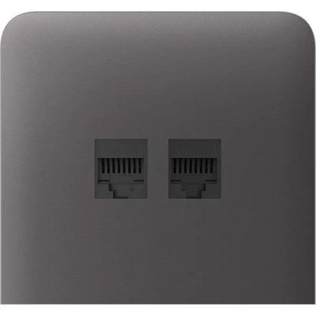 Фронтальна панель Ajax SideCover (LAN) vertical, бічна, Сіра