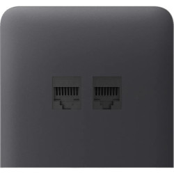 Фронтальна панель Ajax SideCover (LAN) vertical, бічна, Графіт