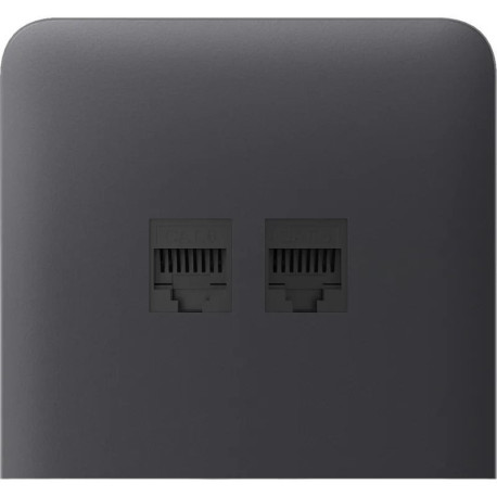Фронтальна панель Ajax SideCover (LAN) vertical, бічна, Графіт