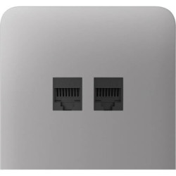 Фронтальна панель Ajax SideCover (LAN) vertical, бічна, Димчата