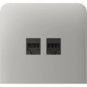 Фронтальна панель Ajax SideCover (LAN) vertical, бічна, Устрична